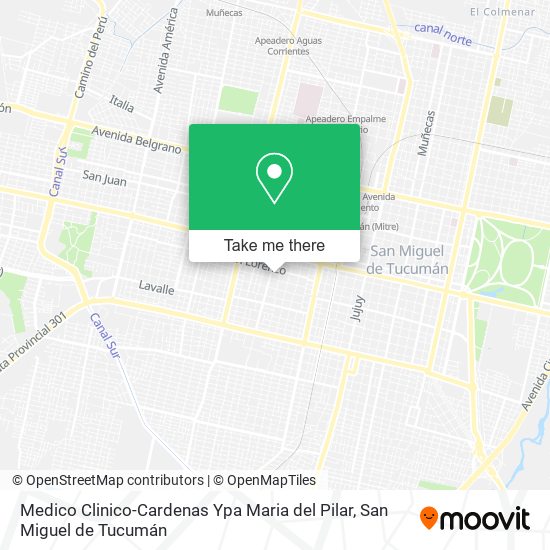 Mapa de Medico Clinico-Cardenas Ypa Maria del Pilar