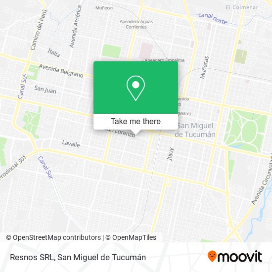 Resnos SRL map