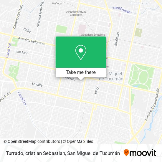 Turrado, cristian Sebastian map