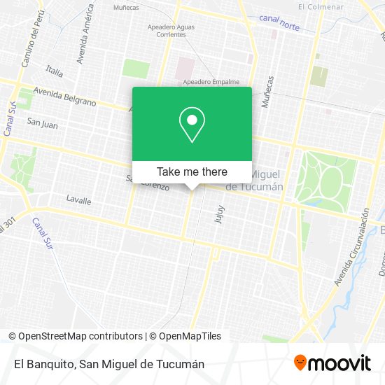 El Banquito map