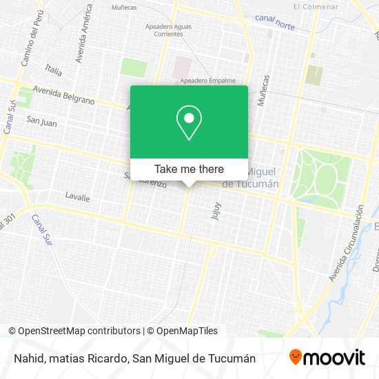 Nahid, matias Ricardo map