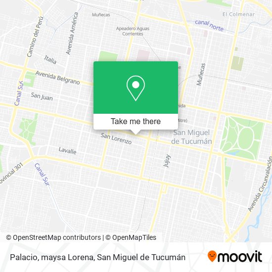 Palacio, maysa Lorena map