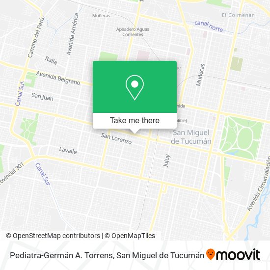 Pediatra-Germán A. Torrens map