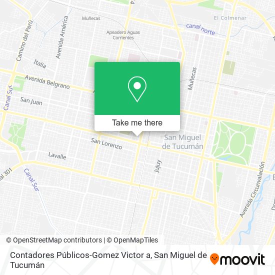 Mapa de Contadores Públicos-Gomez Victor a