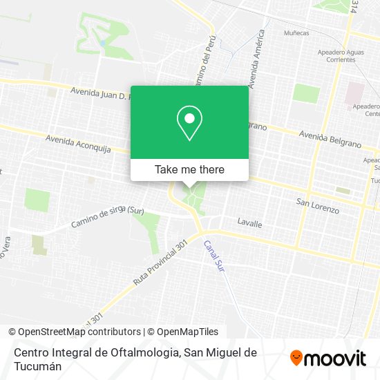 Centro Integral de Oftalmologia map