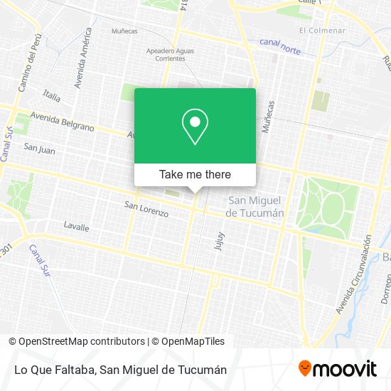 Lo Que Faltaba map