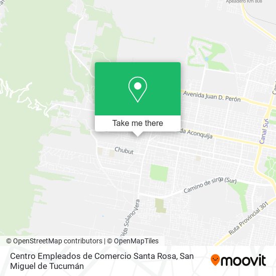 Centro Empleados de Comercio Santa Rosa map