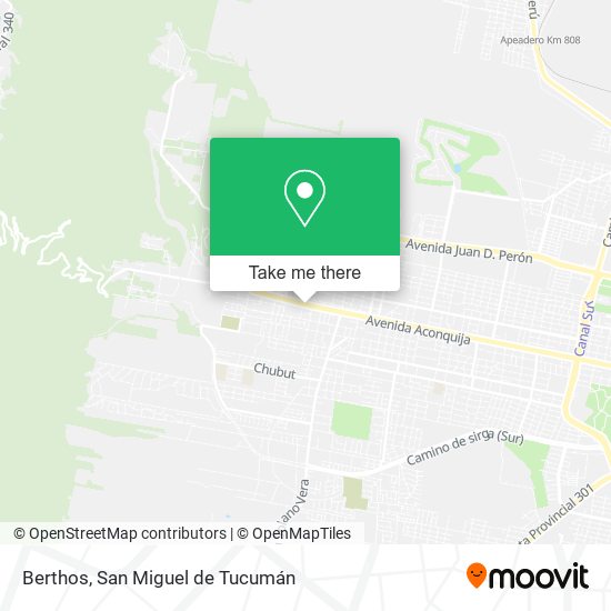 Berthos map