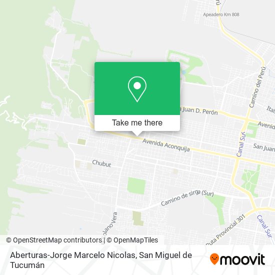 Aberturas-Jorge Marcelo Nicolas map