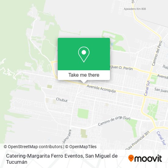 Catering-Margarita Ferro Eventos map