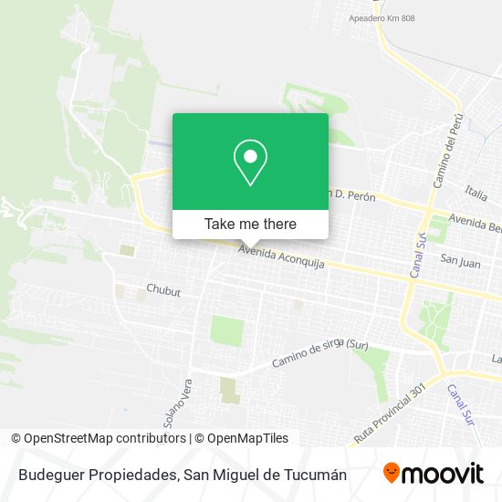 Budeguer Propiedades map