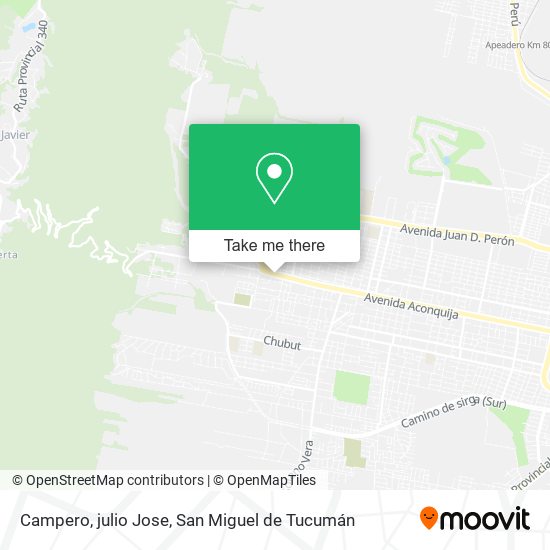 Campero, julio Jose map