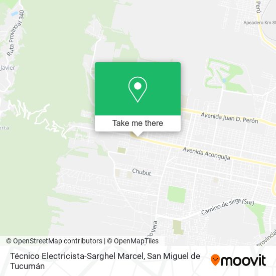 Técnico Electricista-Sarghel Marcel map