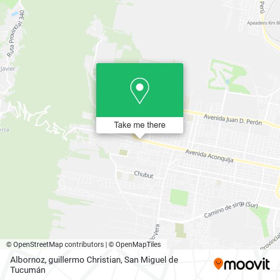 Albornoz, guillermo Christian map