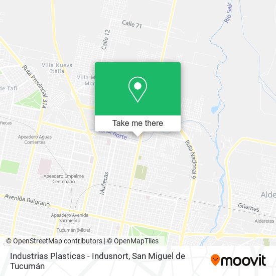 Mapa de Industrias Plasticas - Indusnort