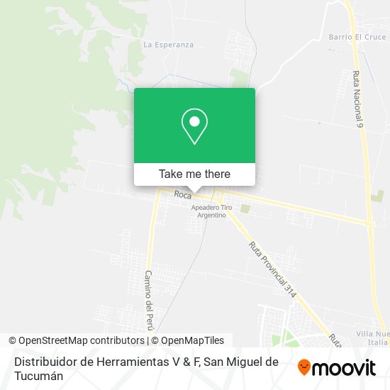 Distribuidor de Herramientas V & F map