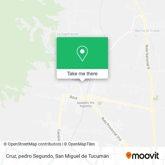 Cruz, pedro Segundo map