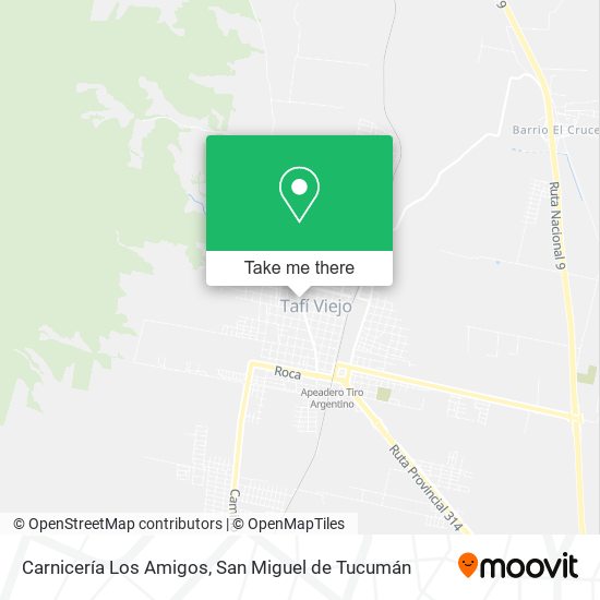 Carnicería Los Amigos map