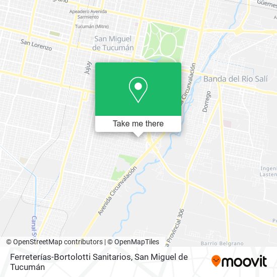 Ferreterías-Bortolotti Sanitarios map