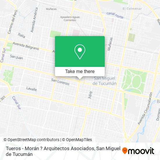 Mapa de Tueros - Morán ? Arquitectos Asociados