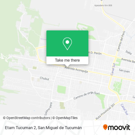 Etam Tucuman 2 map