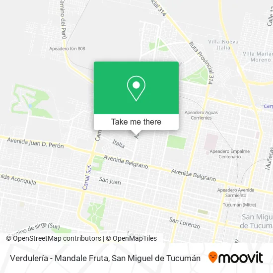 Verdulería - Mandale Fruta map