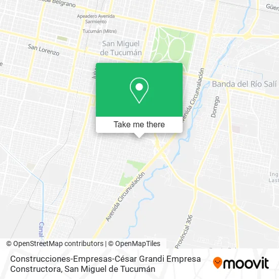 Construcciones-Empresas-César Grandi Empresa Constructora map