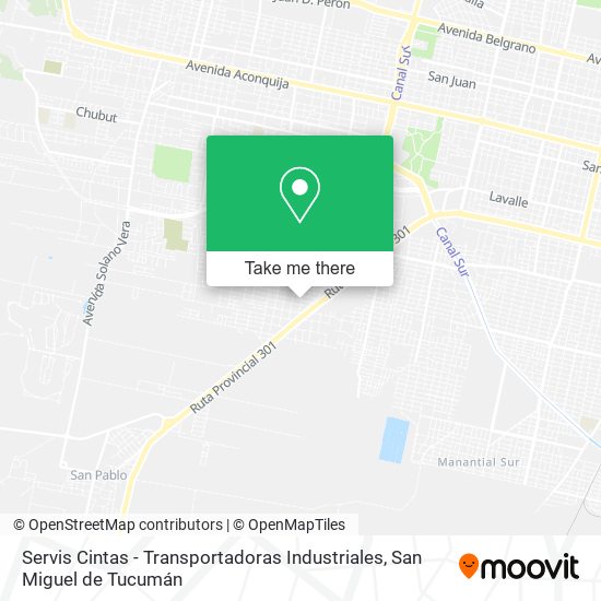 Servis Cintas - Transportadoras Industriales map