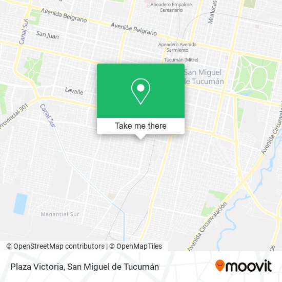 Mapa de Plaza Victoria