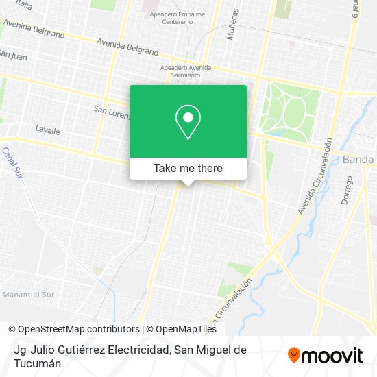 Jg-Julio Gutiérrez Electricidad map