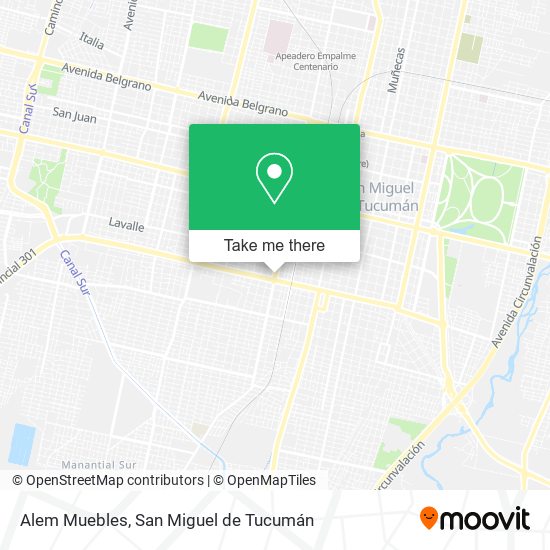Alem Muebles map