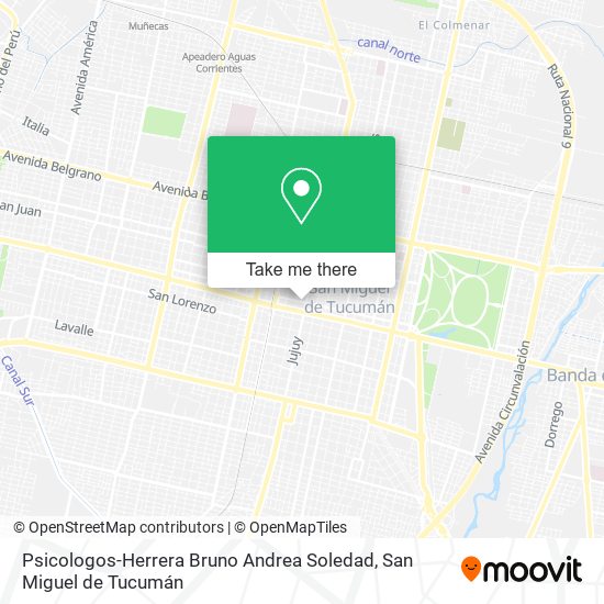 Psicologos-Herrera Bruno Andrea Soledad map
