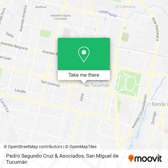 Pedro Segundo Cruz & Asociados map