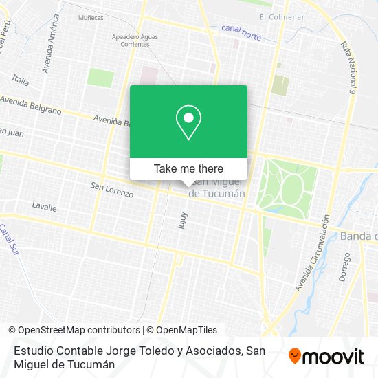 Estudio Contable Jorge Toledo y Asociados map
