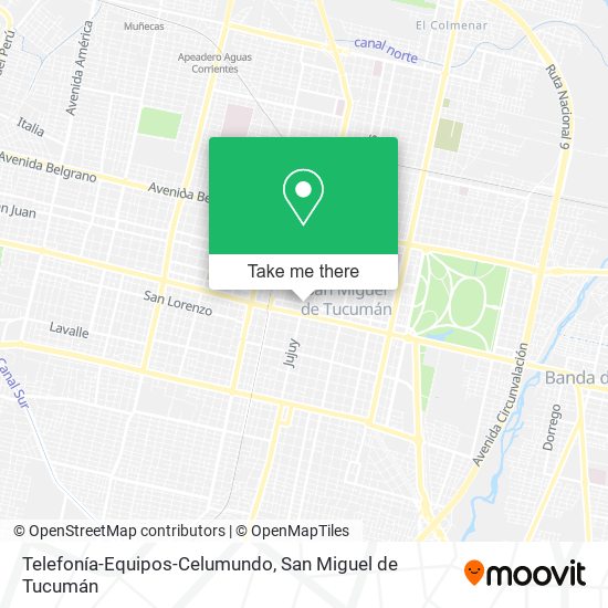 Telefonía-Equipos-Celumundo map