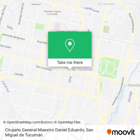 Cirujano General-Maestro Daniel Eduardo map