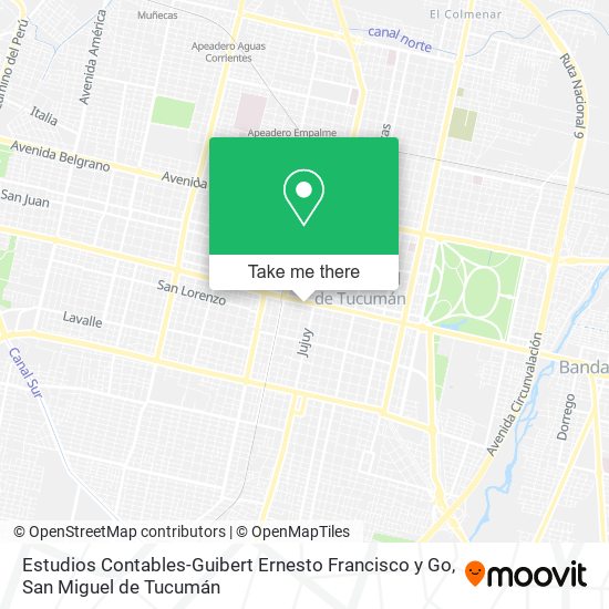 Estudios Contables-Guibert Ernesto Francisco y Go map