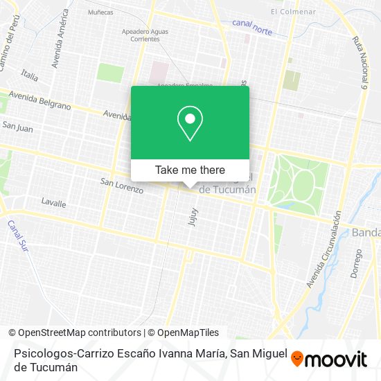 Psicologos-Carrizo Escaño Ivanna María map