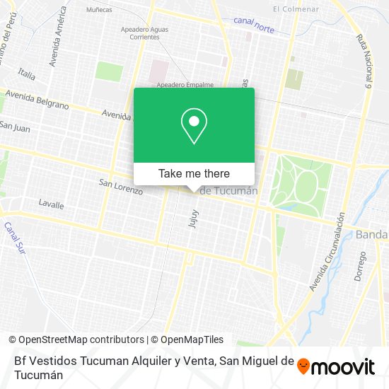 Bf Vestidos Tucuman Alquiler y Venta map