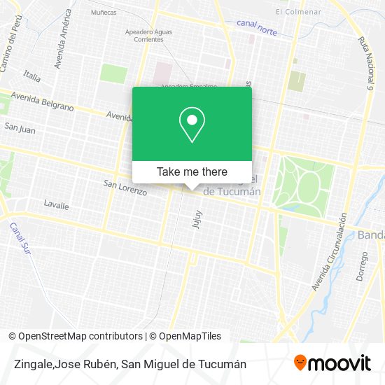 Zingale,Jose Rubén map