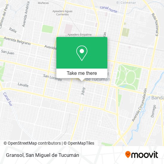 Gransol map