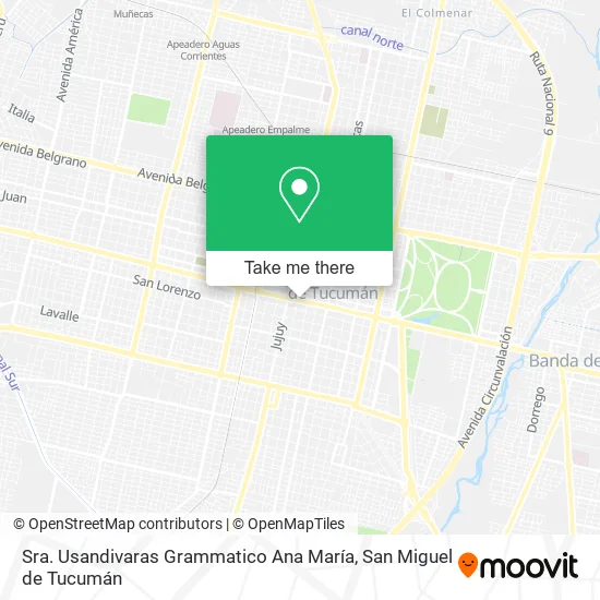 Sra. Usandivaras Grammatico Ana María map