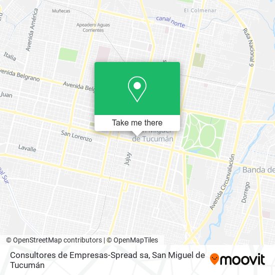 Mapa de Consultores de Empresas-Spread sa