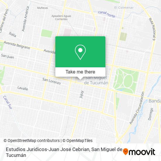 Estudios Juridicos-Juan José Cebrian map