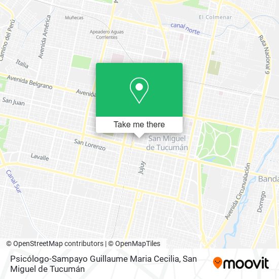 Psicólogo-Sampayo Guillaume Maria Cecilia map