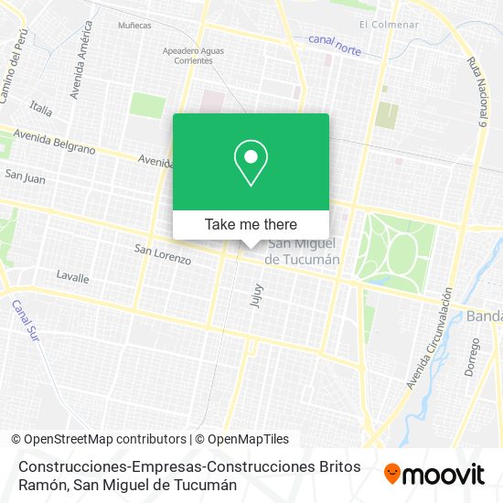 Construcciones-Empresas-Construcciones Britos Ramón map