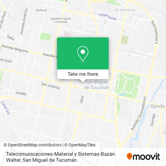 Telecomunicaciones-Material y Sistemas-Bazán Walter map