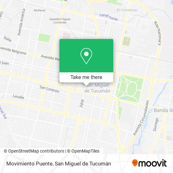Movimiento Puente map