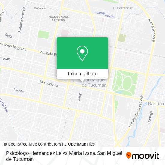 Psicologo-Hernández Leiva Maria Ivana map