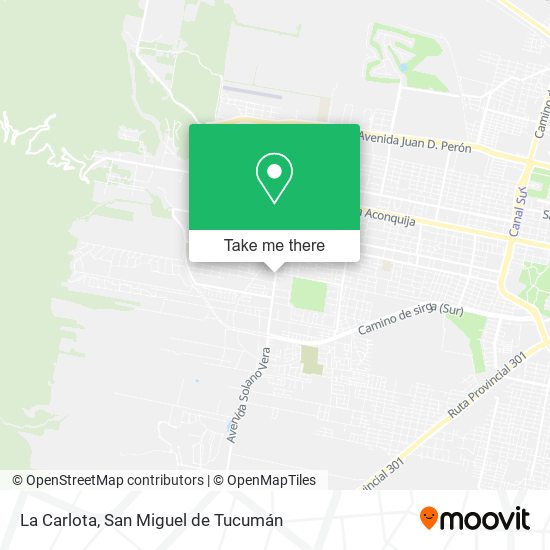 La Carlota map